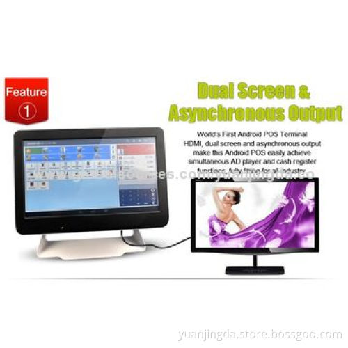 15-inch Android Wall Mounted Touch Screen Computer, Supporting Dual Screen Asynchronous Output